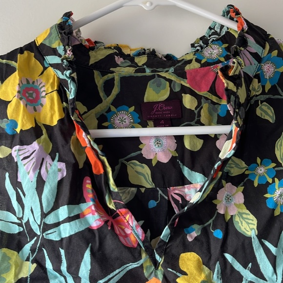 2 J Crew sleeveless cotton shirts size 6 - Picture 3 of 5